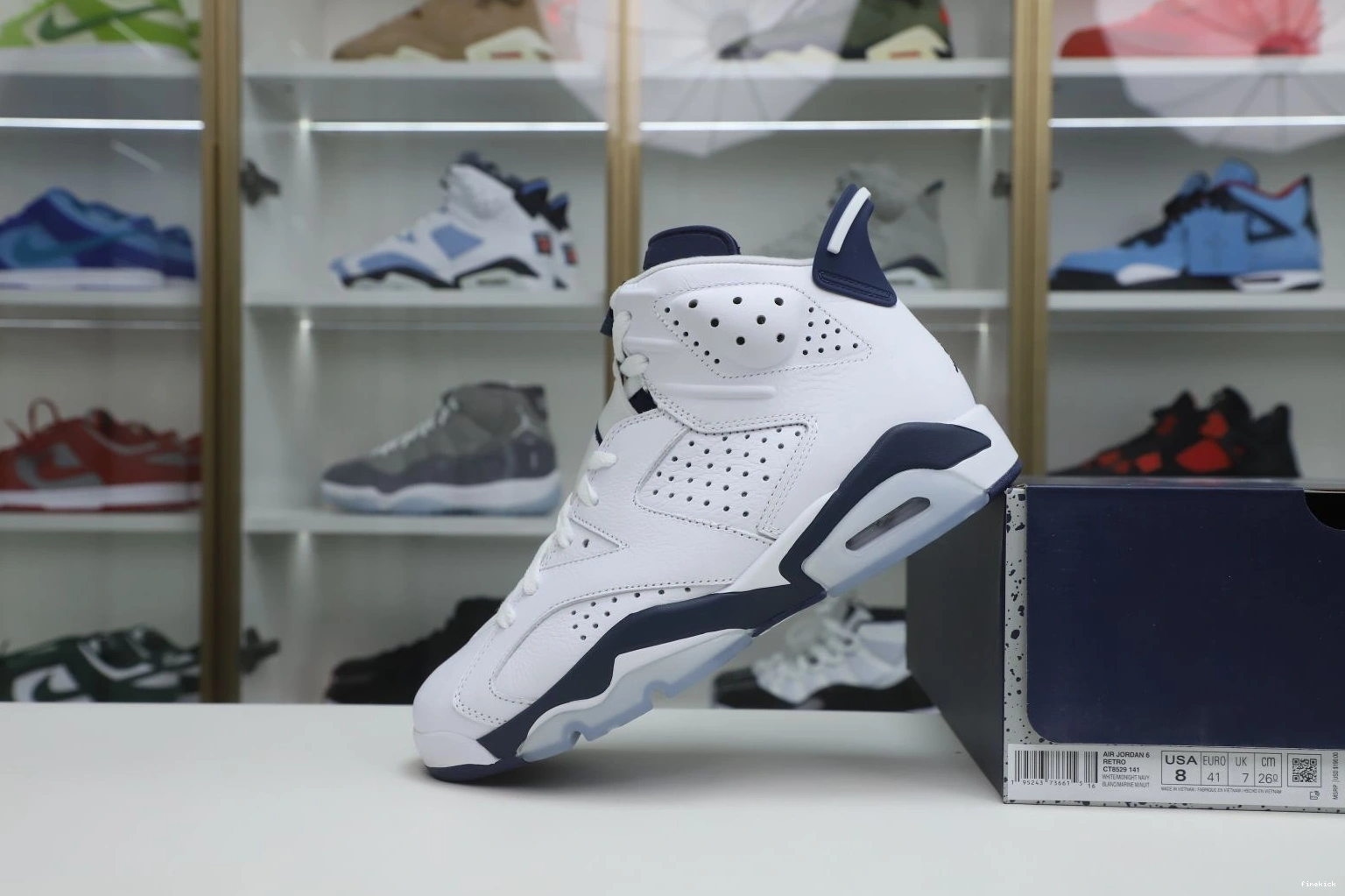 MIDNIGHT JORDAN AIR NAVY 6 1113